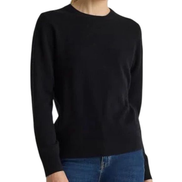 Quince Black Crewneck Sweater - Picture 7 of 7